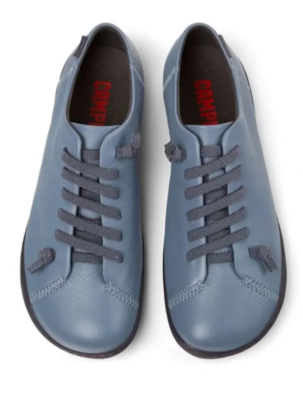 Camper women’s Slate Blue Leather Lace-Up Sneakers Size US 6 EU 36 NWOB